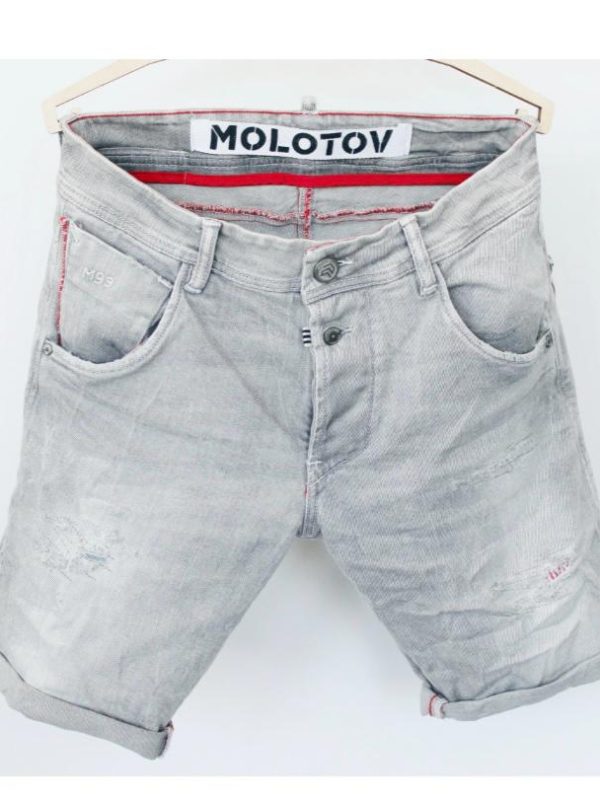 Molotov Jeans Short Alex Stone Grey