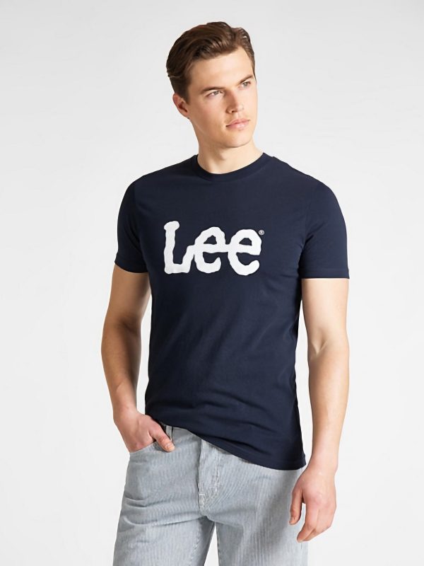 Camiseta Lee Navy logo