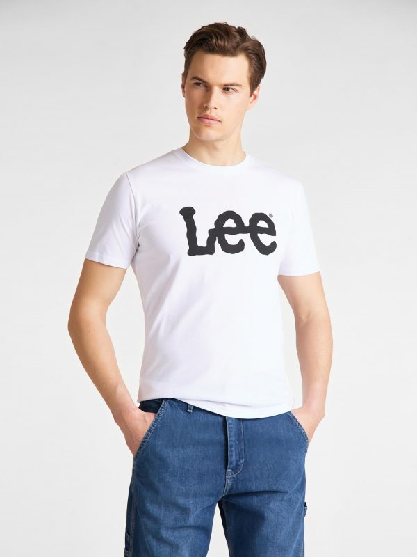 Camiseta Lee White logo
