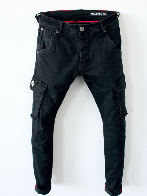 MOLOTOV Jeans Steve Cargo Black