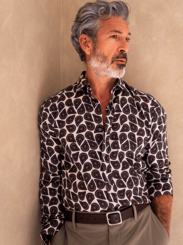 Camisa Monttesco Estampado Fantasía