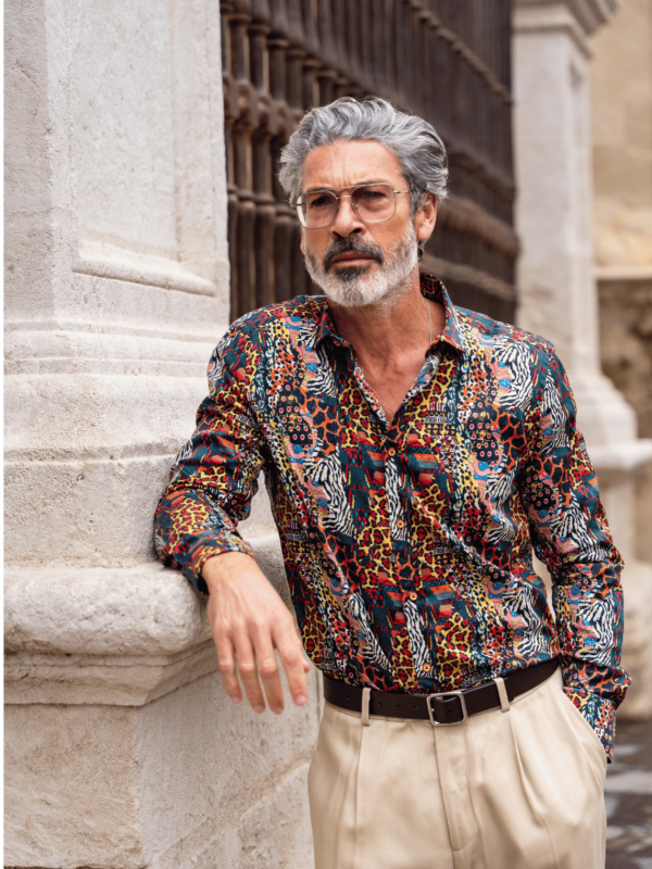 Camisa Monttesco Estampada Fantasía Sambia