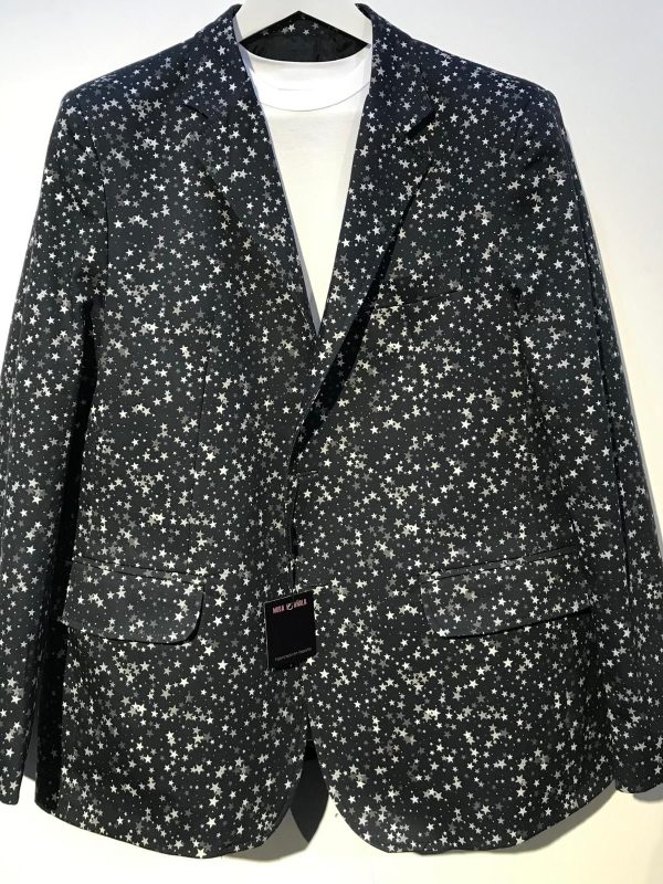 Americana Skull and Roses Estampada Fantasía  Estrella Gris