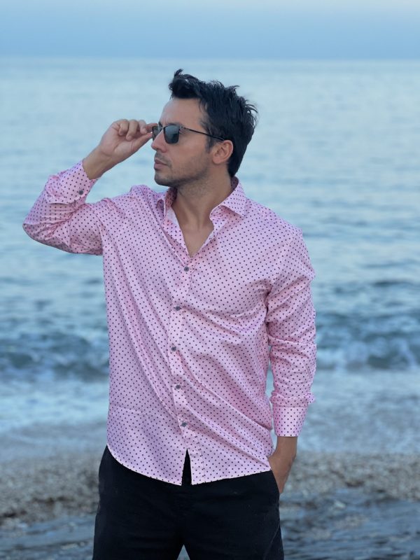 Camisa Monttesco Fantasía Estampada Rombos